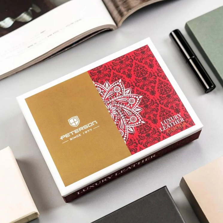 Peterson Valódi bőr Pénztárca