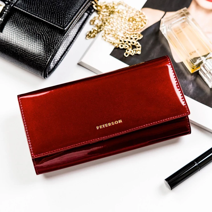 Peterson Valódi bőr Pénztárca