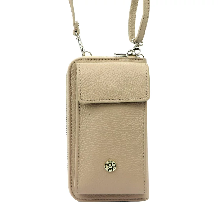 Gregorio Valódi bőr női mobiltartó kistáska