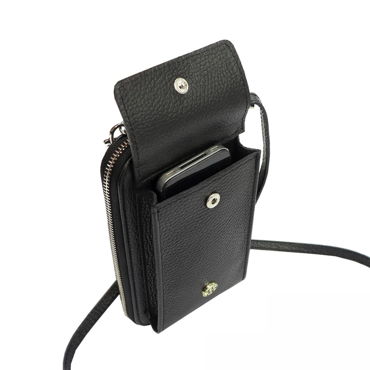 Gregorio Valódi bőr női mobiltartó kistáska