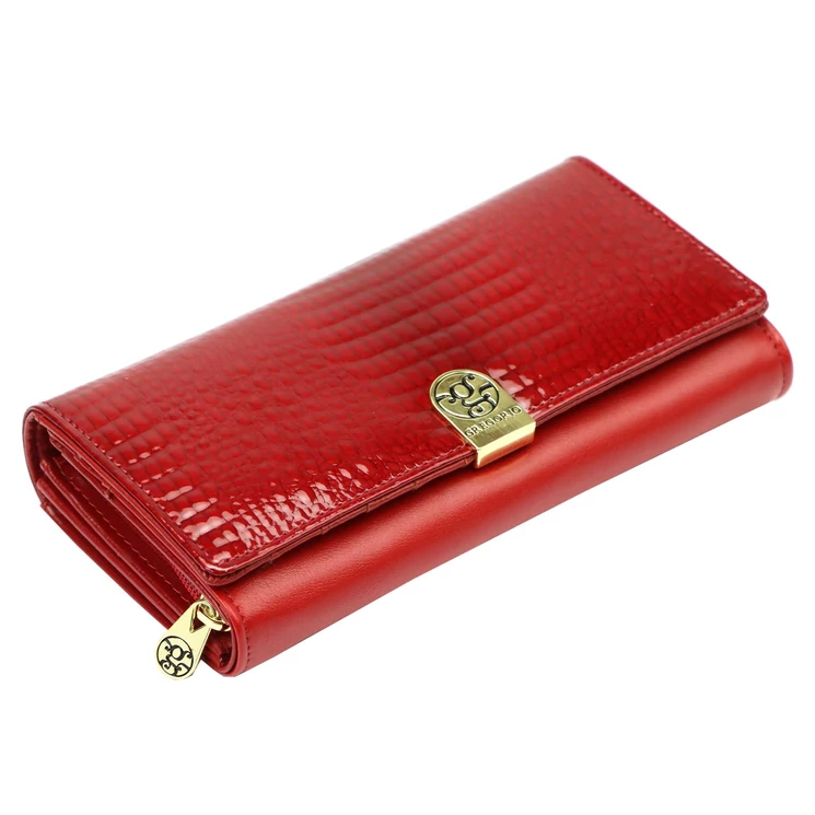 Piros női pénztárca