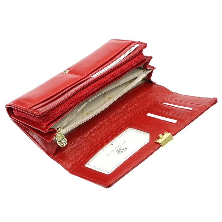 Piros női pénztárca
