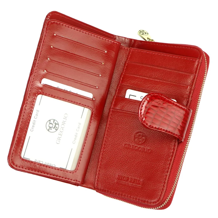 Piros női pénztárca