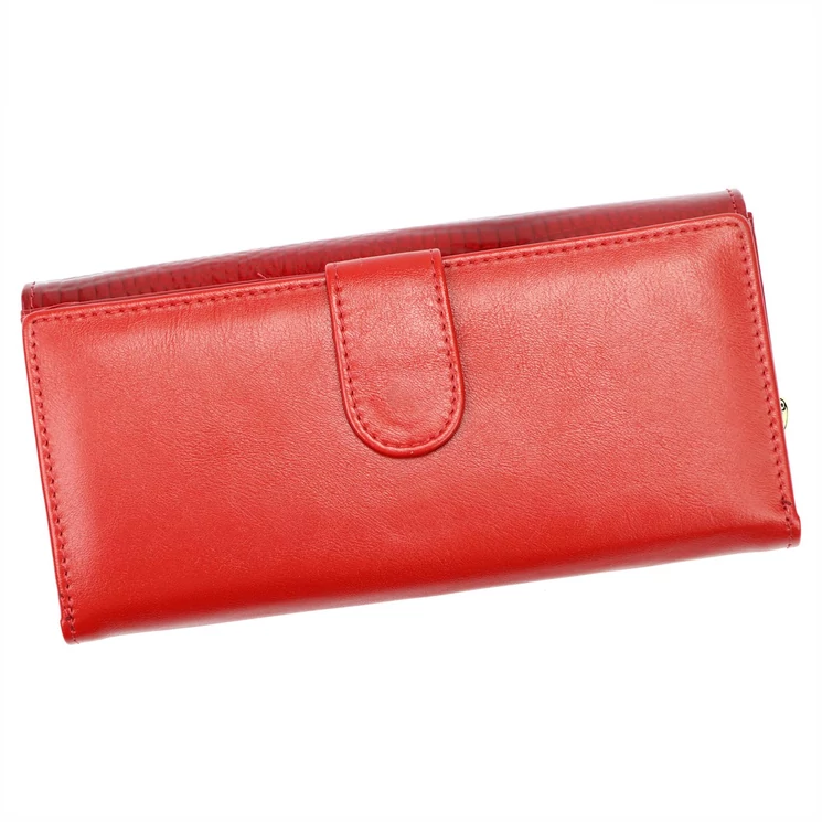 Piros lakk Valódi bőr Pénztárca