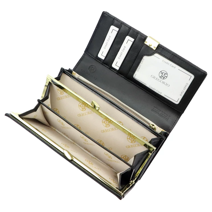 Mintás Pénztárca fekete színben