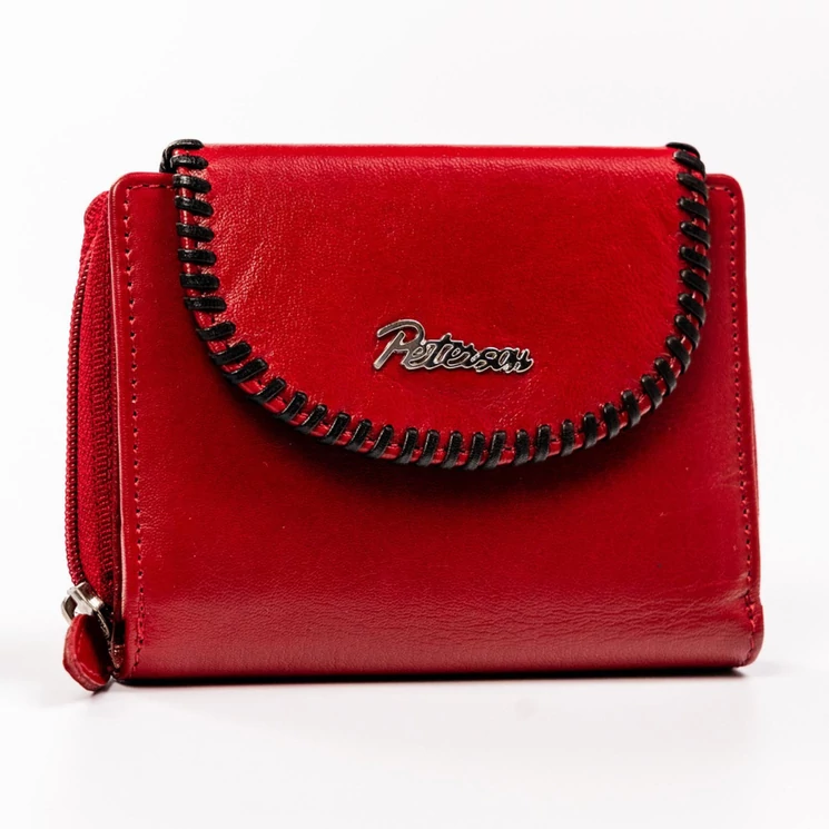 Peterson Valódi bőr Pénztárca