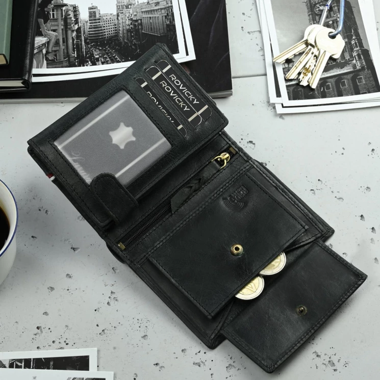 Wild Valódi bőr Pénztárca