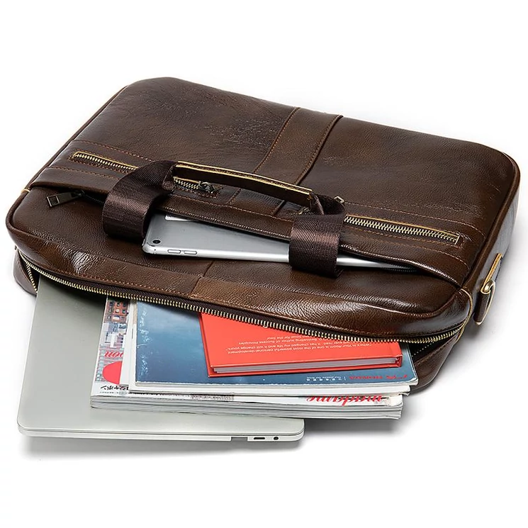 Valódi bőr Válltáska/Laptoptáska