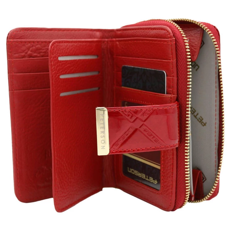 Peterson Valódi bőr Pénztárca