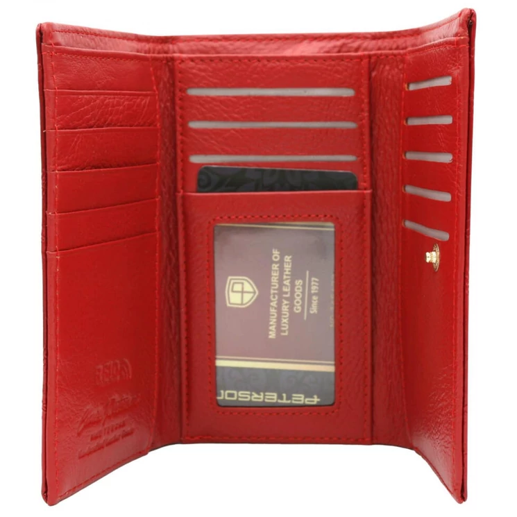 Peterson Valódi bőr Pénztárca