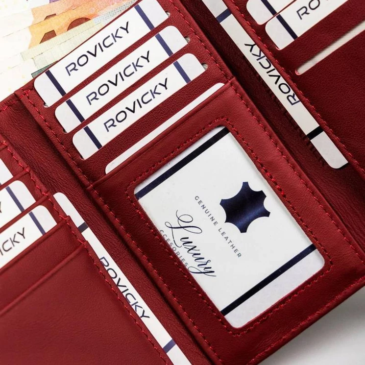 Rovicky Valódi bőr Pénztárca