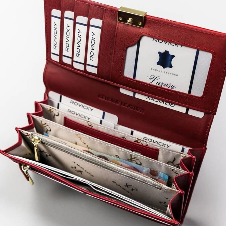 Rovicky Valódi bőr Pénztárca