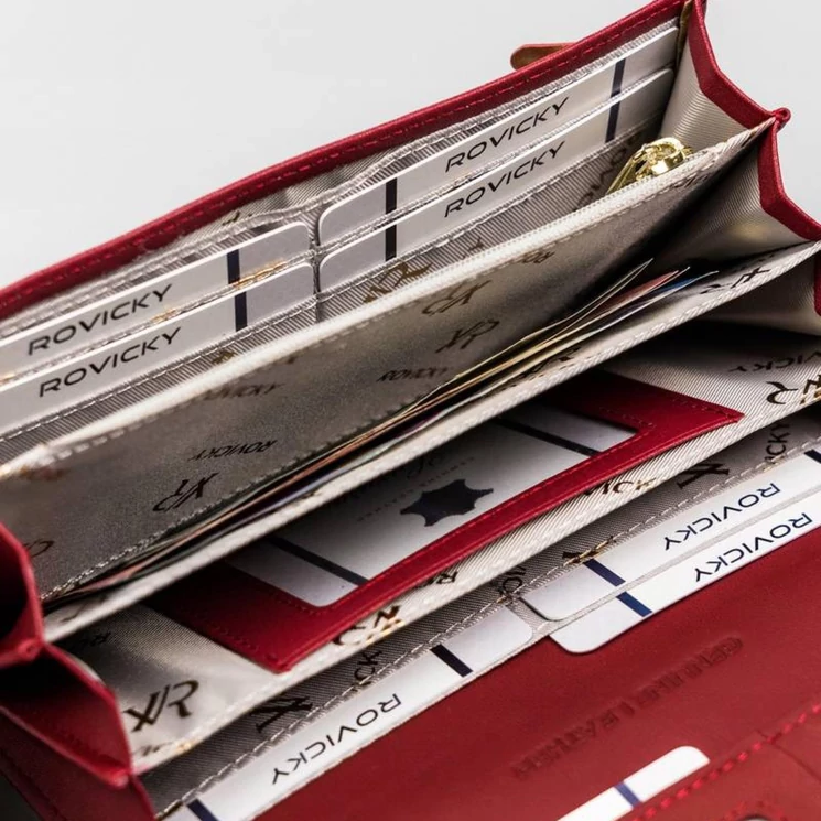 Rovicky Valódi bőr Pénztárca