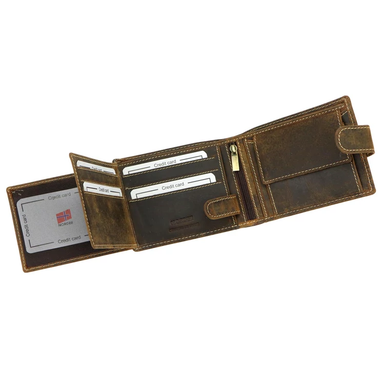 Nordee Valódi bivalybőr férfi Pénztárca