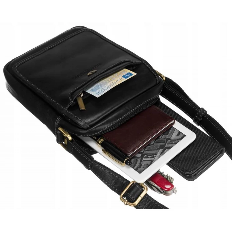 Peterson Valódi bőr Válltáska