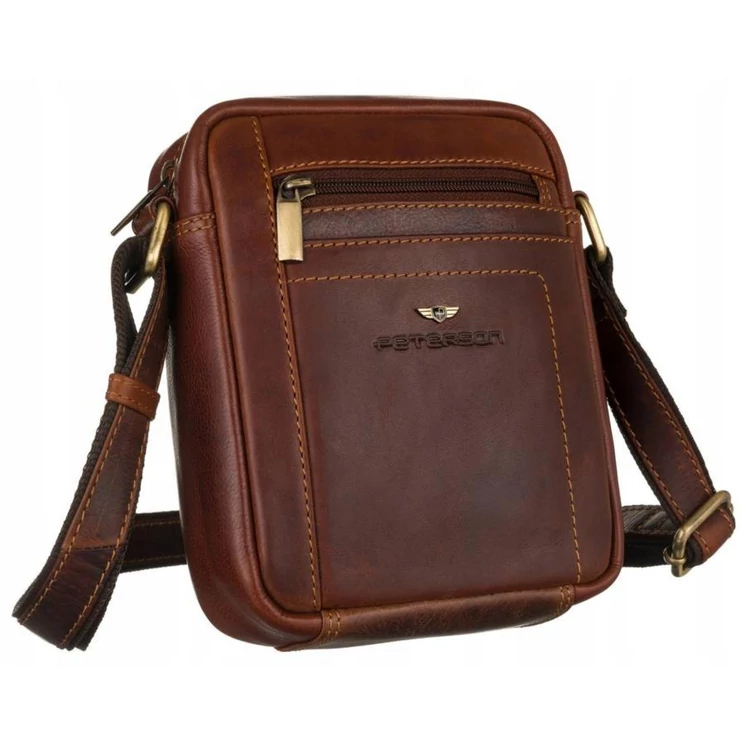 Peterson Valódi bőr Válltáska