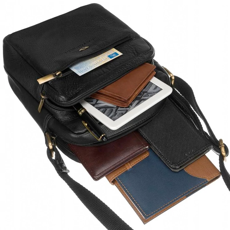 Peterson Valódi bőr Válltáska