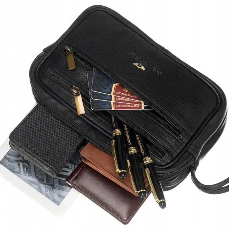 Peterson Valódi bőr Válltáska