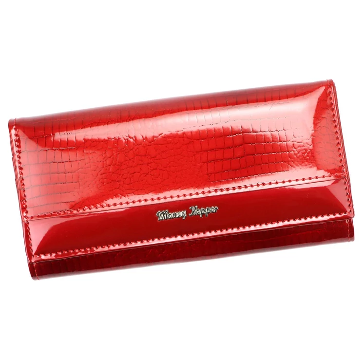 Valódi bőr Pénztárca Piros színben