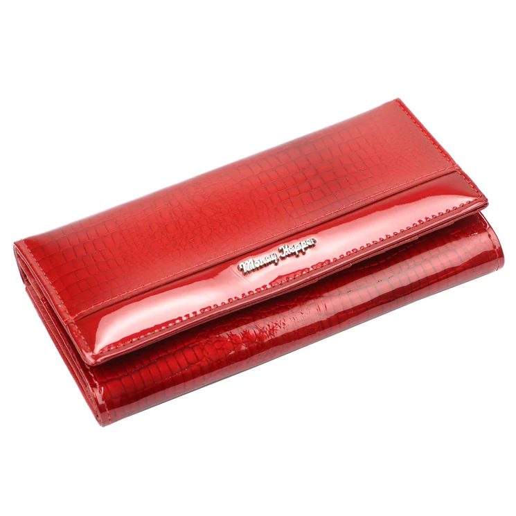 Valódi bőr Pénztárca Piros színben
