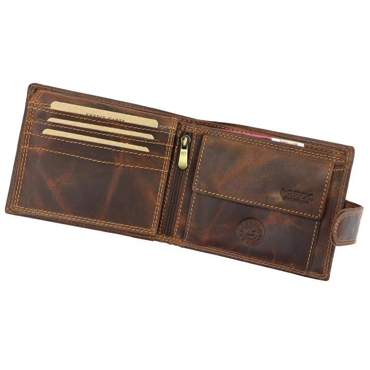 Wild Valódi bőr Pénztárca