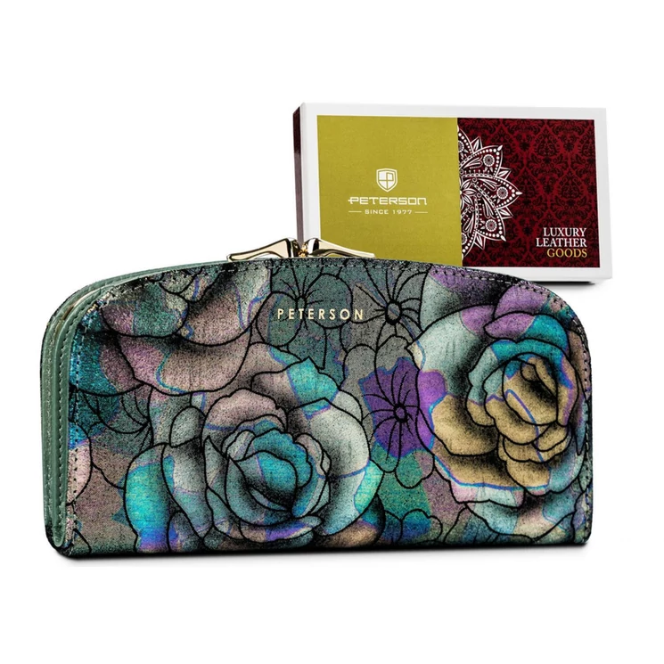 Peterson Valódi bőr Pénztárca