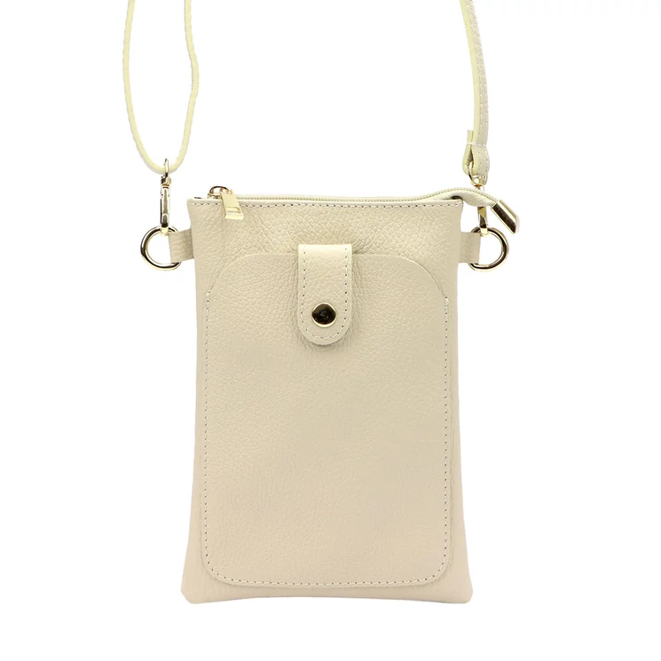 Valódi bőr mobiltartó kistáska