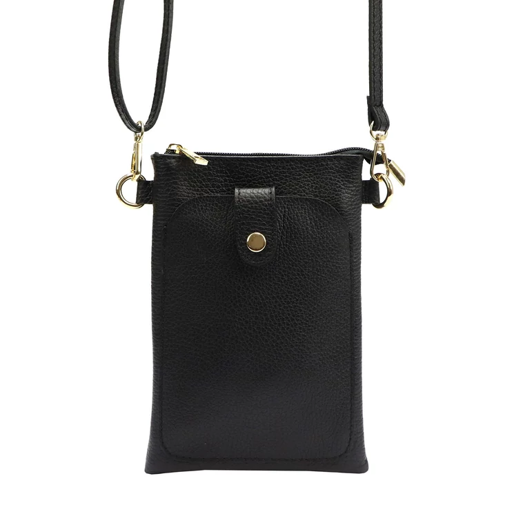 Valódi bőr mobiltartó kistáska