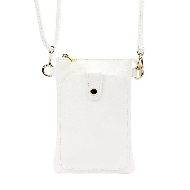 Valódi bőr mobiltartó kistáska