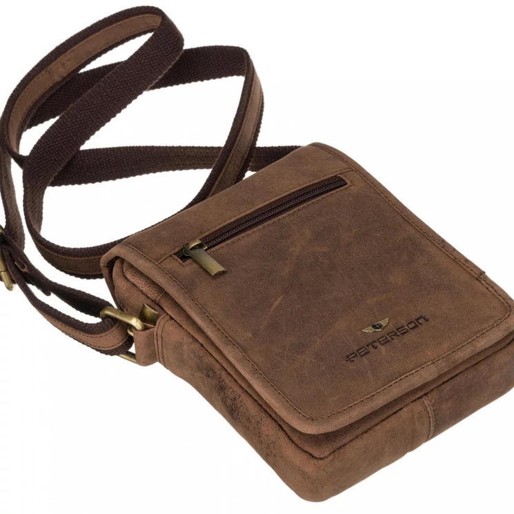 Peterson Valódi bőr Válltáska