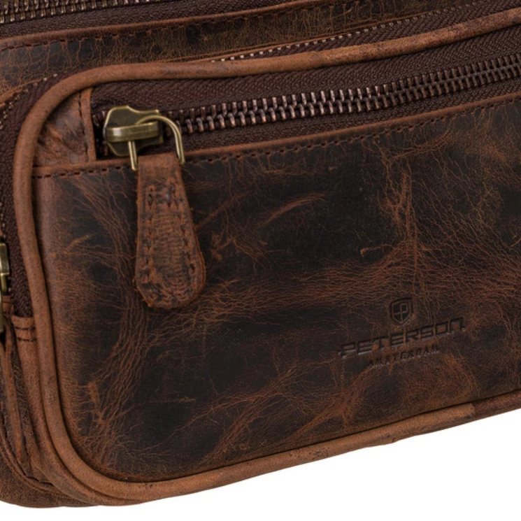 Peterson Valódi bőr Válltáska