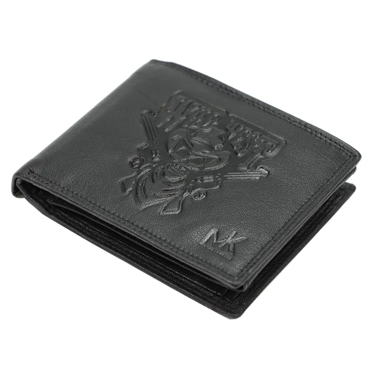 Money Kepper Valódi bőr motoros Pénztárca RFID rendszerrel