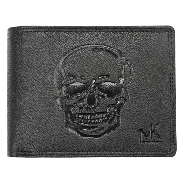 Money Kepper Valódi bőr motoros Pénztárca RFID rendszerrel