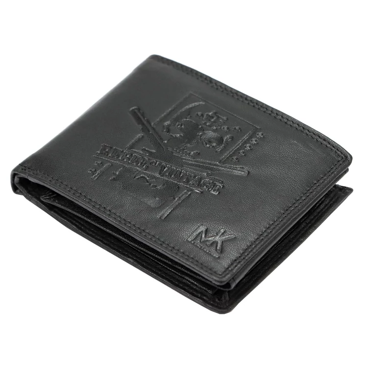 Money Kepper Valódi bőr motoros Pénztárca RFID rendszerrel