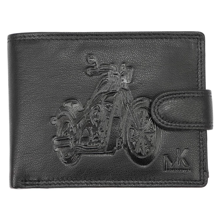 Money Kepper Valódi bőr motoros Pénztárca RFID rendszerrel