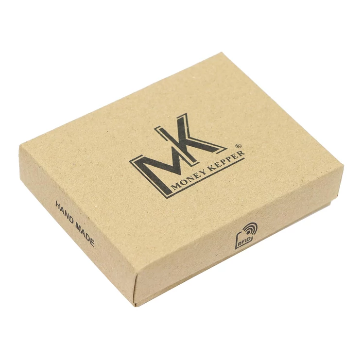 Money Kepper Valódi bőr motoros Pénztárca RFID rendszerrel