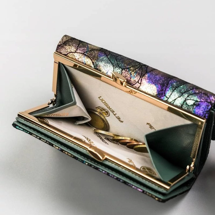 Peterson Valódi bőr Pénztárca