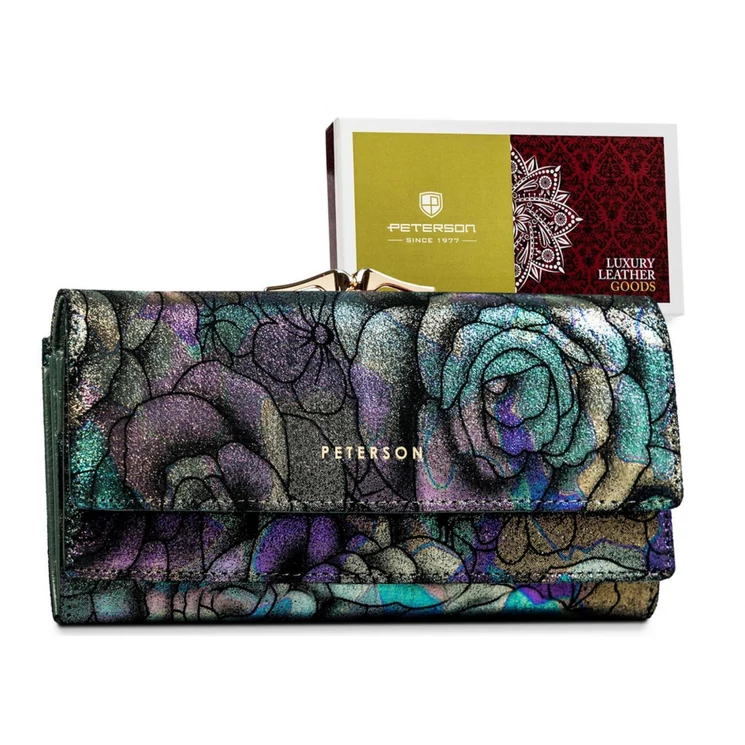 Peterson Valódi bőr Pénztárca