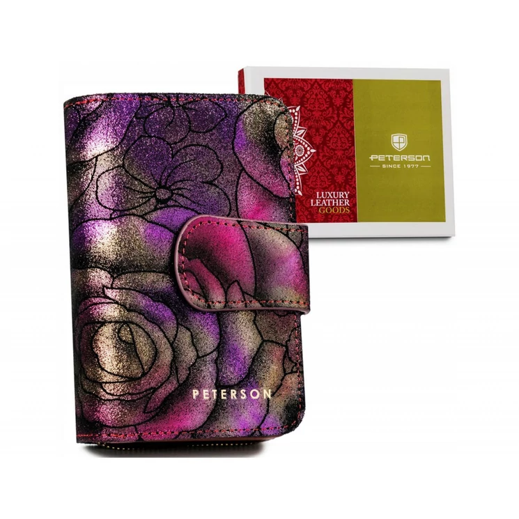 Peterson Valódi bőr Pénztárca