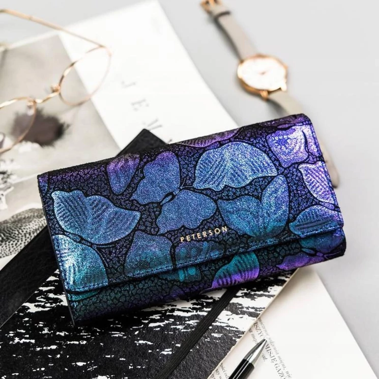 Peterson Valódi bőr Pénztárca