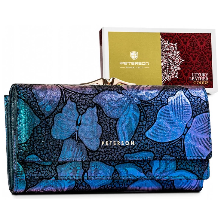 Peterson Valódi bőr Pénztárca