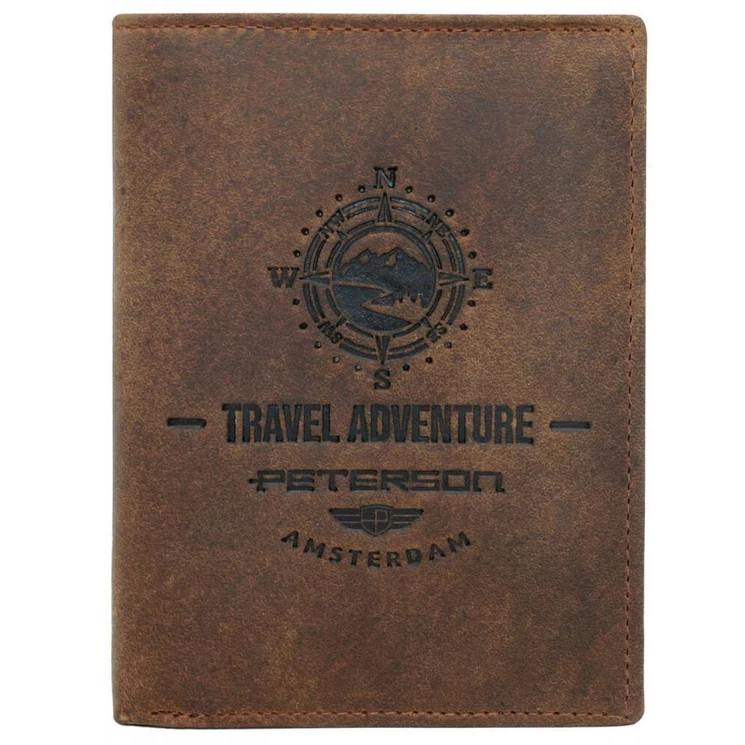 Peterson Valódi bőr Pénztárca