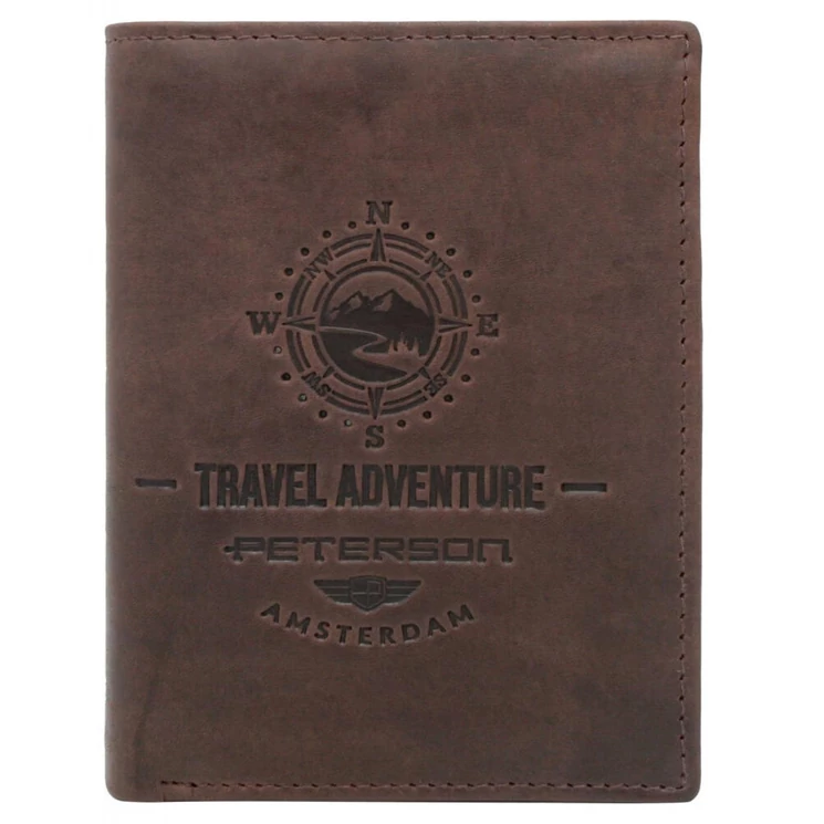 Peterson Valódi bőr Pénztárca