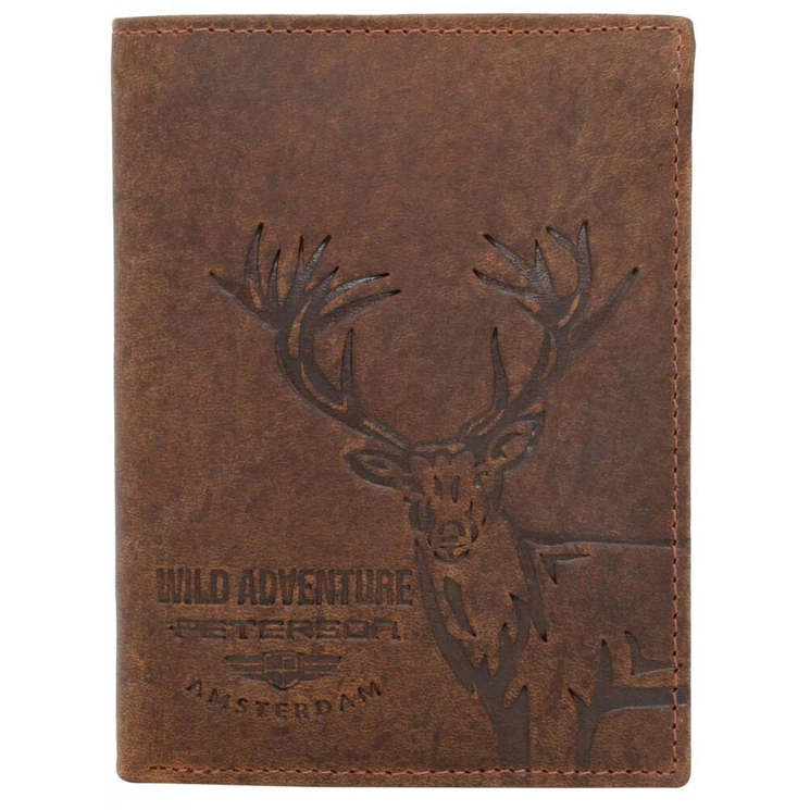 Peterson Valódi bőr Pénztárca