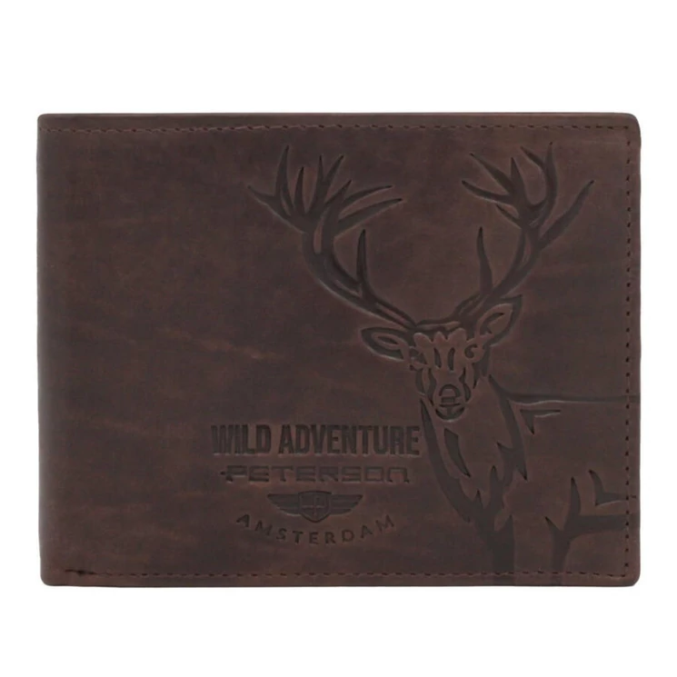 Peterson Valódi bőr Pénztárca
