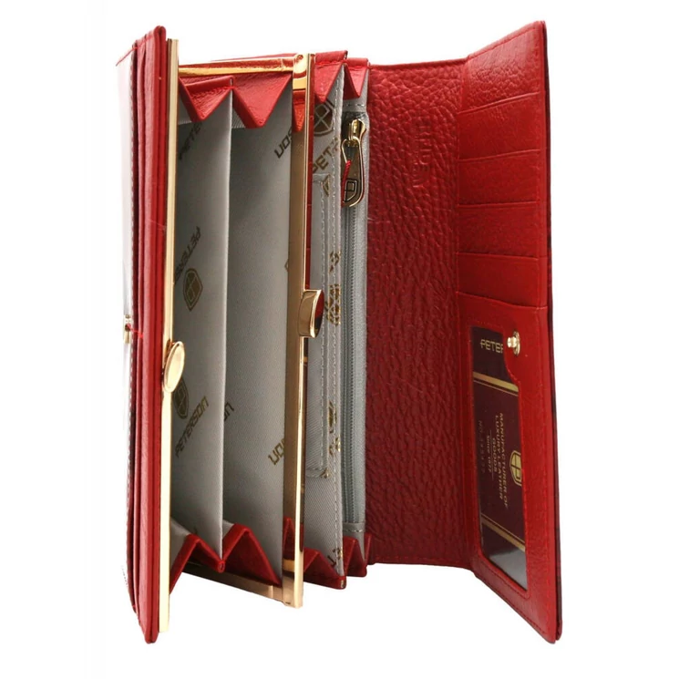 Peterson Valódi bőr Pénztárca