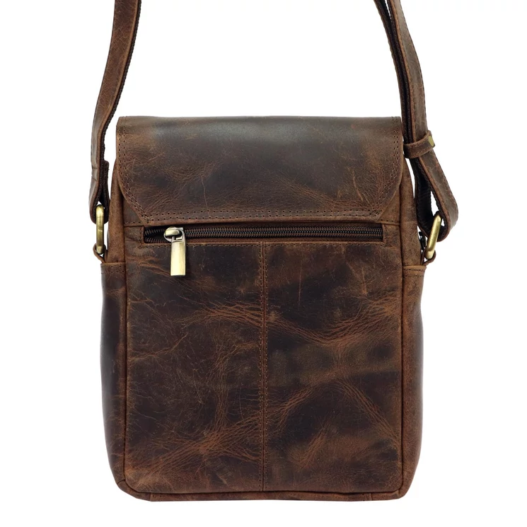 Valódi bőr Férfi Oldaltáska