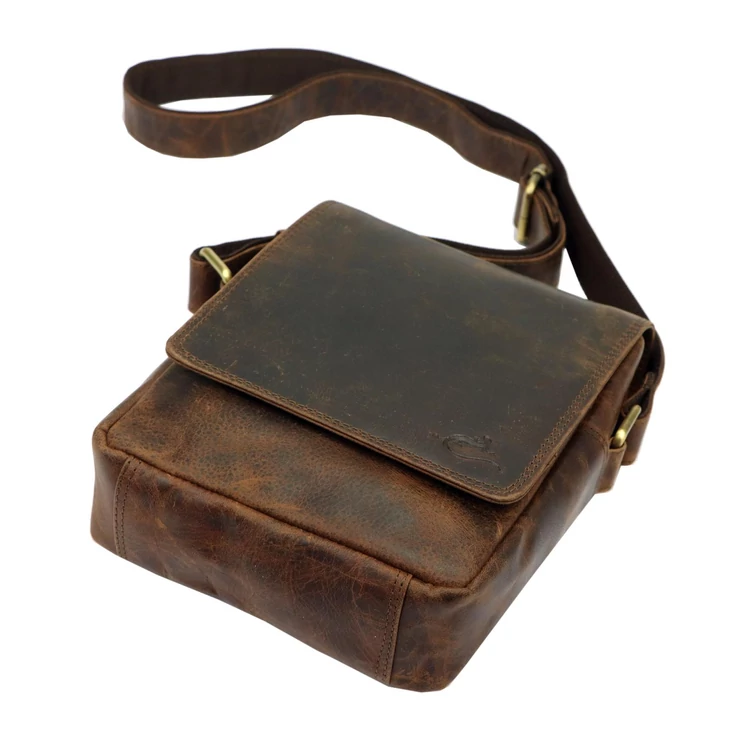 Valódi bőr Férfi Oldaltáska