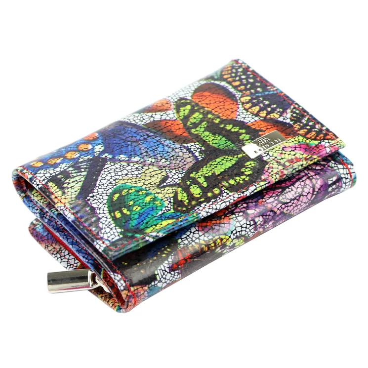 Pillangós Valódi bőr Pénztárca