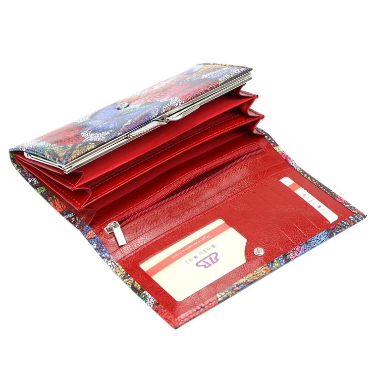 Pillangós  Valódi bőr Pénztárca